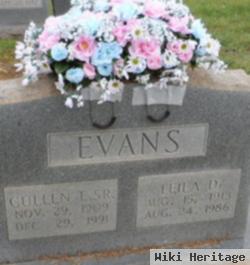 Cullen T Evans, Sr