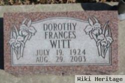 Dorothy Frances Davis Witt