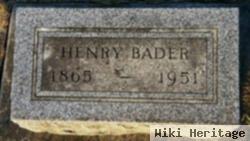 Henry Bader