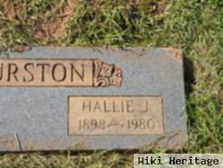 Hallie J Thurston