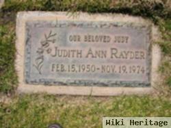 Judith Ann Rayder