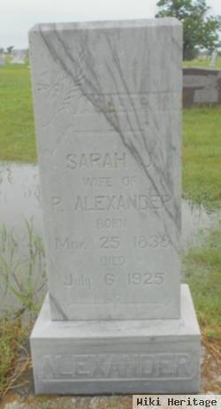 Sarah J. Alexander