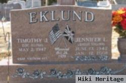 Jennifer Mary "jenny" Joyce Eklund