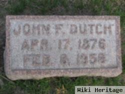 John F "dutch" Detwiler