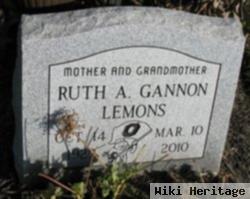 Ruth A Gannon Lemons