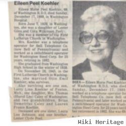 Eileen Marie Peel Koehler