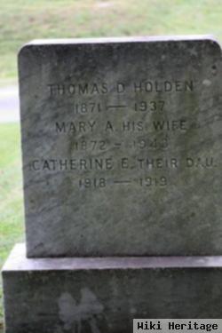 Catherine E Holden