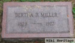 Mrs Bertha B. Miller