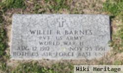 Willie R Barnes