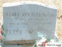 Clara Ann Kerscher Buckingham