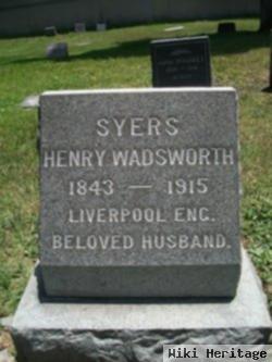 Henry Wadsworth Syers