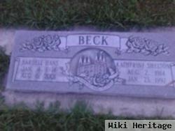 Bardell Hans "hans" Beck