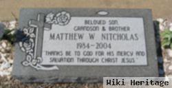 Matthew W Nitcholas