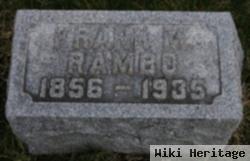 Francis Marion "frank" Rambo