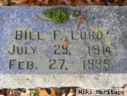 Bill F. Lord