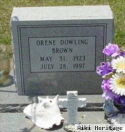 Ethel Orene Dowling Brown