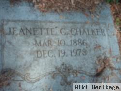 Jeanette C Chalker