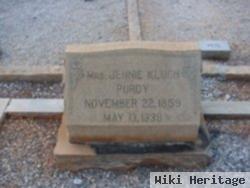 Jennie Lou Klugh Purdy