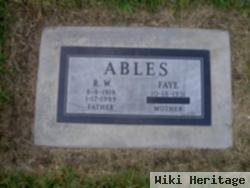 Robert W Ables