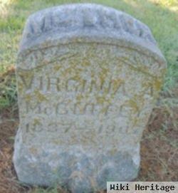 Virginia Ann "mary" Rolls/rawls Mcguffey