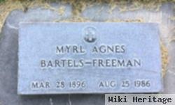 Myrl Agnes Bartels Freeman