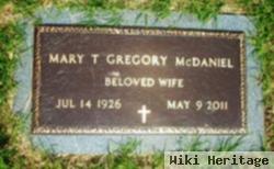 Mary T. Gregory Mcdaniel