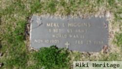 Sgt Merl L Higgins