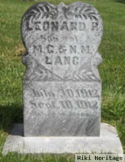 Leonard Lang