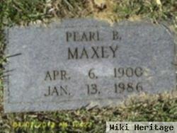 Pearl B Maxey