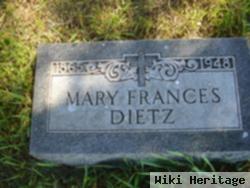 Mary Frances Stanczyk Dietz