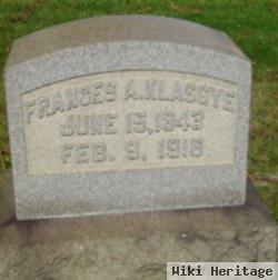 Frances A Carson Klasgye