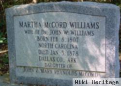 Martha Mccord Williams