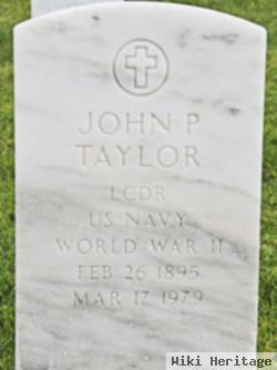 Lcdr John Poucher Taylor