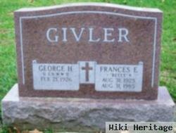 Frances E "betty" Givler