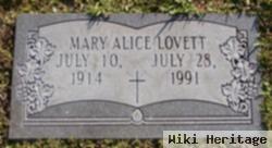 Mary Alice Lovett