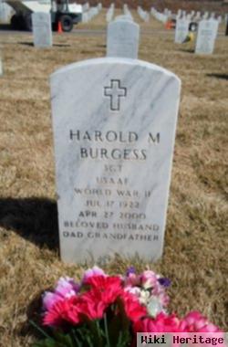 Harold M Burgess