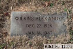 Wilkins Alexander