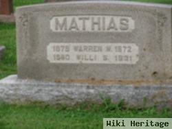 Warren W Mathias