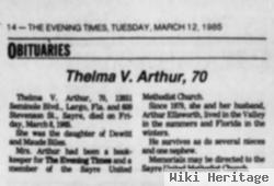 Thelma V Biles Arthur