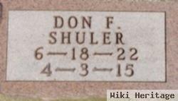 Donald Francis "deak" Shuler