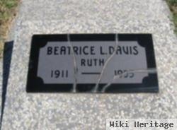 Beatrice L. "ruth" Davis
