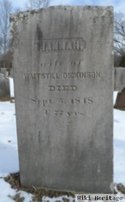 Hannah Barton Dickinson