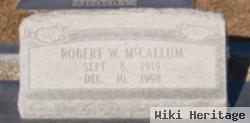 Robert W. Mccallum