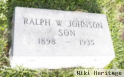 Ralph W Johnson