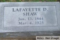 Lafayette D Shaw