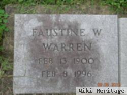 Faustine W West Warren