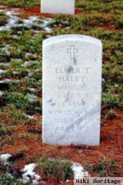 Elmer T Haley