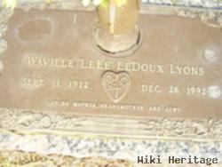 Waville "lele" Ledoux Lyons