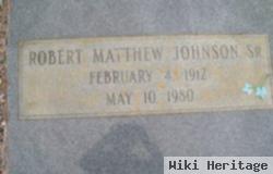 Robert Matthew Johnson, Sr