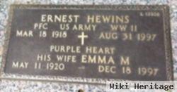 Pfc Ernest "woody" Hewins